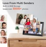 Цифровая фоторамка WiFi 1280х800 HD IPS сенсорный экран, Умная облачная фоторамка — изображение 2