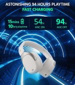 Беспроводные наушники Edifier с активным шумоподавлением Bluetooth V5.4 — изображение 3