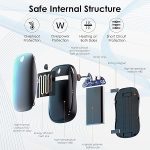 Магнитная портативная грелка для рук, Power bank 10000 mah, Блок питания и грелка для рук 2 штуки — изображение 4