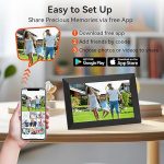 Цифровая фоторамка WiFi 1280х800 HD IPS сенсорный экран, Умная облачная фоторамка — изображение 3