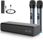 Беспроводная звуковая панель 20 Вт Pyle с 2 микрофонами для вокала, система Bluetooth для караоке — изображение 2