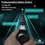 Кий бильярдный двухсекционный ‎POCUSTIK 147 см — изображение 3
