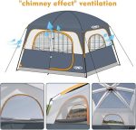 Палатка 6-ти местная UNP Tents, двухслойная палатка водонепроницаемая — изображение 5