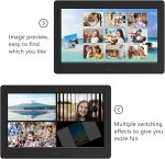 Цифровая фоторамка с дистанционным управлением, слайд-шоу, поддержка видео 1080P — изображение 6
