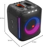 Портативный динамик JBL PartyBox с глубокими басами и встроенным динамическим световым шоу — изображение 3