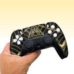 Беспроводной контроллер Spider Man Gold Custom PS-5, совместимый с консолью Play-Station 5 — изображение 2