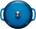Чугунная кастрюля с крышкой 4л Amazon Basics — изображение 3