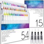 Набор акварельных ручек Chromatek, профессиональные принадлежности для рисования