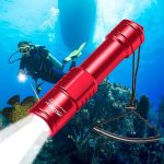 Водонепроницаемый фонарь для ночного дайвинга на глубине до 150 метров