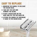Лезвия для бритья с двойным лезвием SHAVING REVOLUTION 50 штук — изображение 5