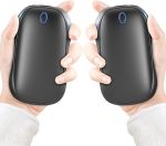 Магнитная портативная грелка для рук, Power bank 10000 mah, Блок питания и грелка для рук 2 штуки — изображение 5