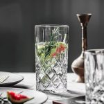 Стаканы для виски Qipecedm, 8 хрустальных стаканов для питья — изображение 2