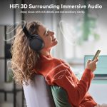 Беспроводные наушники с шумоподавлением AUSDOM, наушники Bluetooth 5.4 с микрофоном — изображение 3