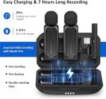 Беспроводной петличный микрофон для iPhone iPad Android 2 штуки — изображение 2