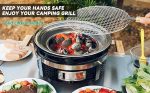 Угольный гриль керамический Hibachi с подъемником решетки — изображение 2