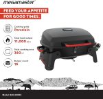 Газовый гриль Megamaster, Гриль для барбекю с 1 горелкой — изображение 4