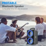 Bluetooth-колонка беспроводная YIER, портативная колонка TWS с подсветкой — изображение 5