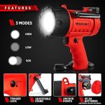 Водонепроницаемый светодиодный фонарик GearLight Spotlight, мощный прожектор для кемпинга — изображение 2