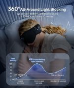 Наушники для сна Voerou, 3D-маска для сна с наушниками Bluetooth — изображение 5
