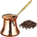 Турка для заваривания кофе из меди NAGODYA, кофейник ручной работы