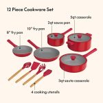 Набор посуды Bella с антипригарным покрытием для использования в духовке и на любых плитах — изображение 4