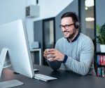 Проводная USB-стереогарнитура Aluratek, наушники с микрофоном и шумоподавлением — изображение 5