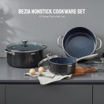 Набор кастрюль с крышками BEZIA, Кастрюли для индукционной плиты — изображение 3