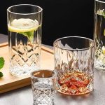 Стаканы для виски Qipecedm, 8 хрустальных стаканов для питья — изображение 4