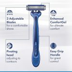 Одноразовые станки для бритья Gillette Sensor3 Comfort 8 штук — изображение 6