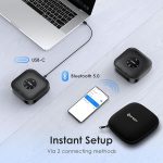 Спикерфон для конференций EMEET M0 Plus, 4 микрофона с искусственным интеллектом — изображение 3