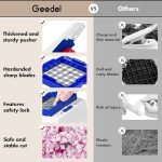 Кухонная овощерезка Geedel, Измельчитель овощей с теркой для нарезки кубиками 4 в 1 — изображение 3