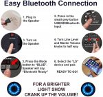 Акустическая Bluetooth-система, Bluetooth-динамик 1000 Вт с микрофоном подставкой и пультом — изображение 2