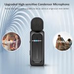 Беспроводной петличный микрофон для iPhone iPad Android 2 штуки — изображение 3