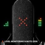USB-микрофон SteelSeries Alias ​​для ПК,  микрофон с помощью ИИ шумоподавление — изображение 6