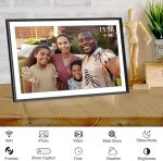 Интеллектуальная цифровая фоторамка 32 ГБ 1920х1080 IPS сенсорный экран WiFi — изображение 4