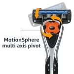 Станок для бритья многоразовый и 16 сменных кассет MotionSphere с 5 лезвиями — изображение 2