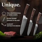 Набор кухонных ножей Wakoli Damascus — изображение 6