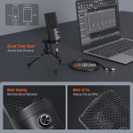 USB-микрофон FIFINE, Микрофон для записи на ноутбук, MAC или Windows — изображение 3