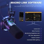 Микрофон для подкастов RGB с программным обеспечением MAONO — изображение 3