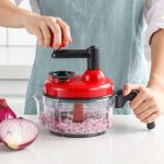 Ручной измельчитель продуктов Geedel, роторная мясорубка-миксер, блендер для овощей и фруктов — изображение 3