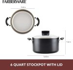 Кастрюля с крышкой 6л Farberware и антипригарным покрытием — изображение 2