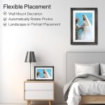Цифровая фоторамка 10.1 дюймов, WiFi интеллектуальная цифровая фоторамка с сенсорным экраном HD IPS — изображение 3