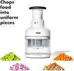 Измельчитель овощей OXO Good Grips, Ручной блендер-овощерезка — изображение 3