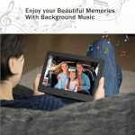 Цифровая фоторамка с дистанционным управлением, слайд-шоу, поддержка видео 1080P — изображение 3