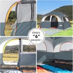 Палатка 6-ти местная UNP Tents, двухслойная палатка водонепроницаемая — изображение 6