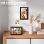 Цифровая фоторамка WiFi 10.1 дюймов с автоматическим поворотом и слайд-шоу IPS HD 1280x800 — изображение 4