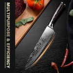 Профессиональный нож шеф-повара, профессиональный кухонный нож,  нож из нержавеющей стали — изображение 6