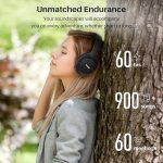 Беспроводные наушники TOZO HT2 с шумоподавлением, наушники Bluetooth 60 часов воспроизведения — изображение 5