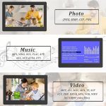 Цифровая фоторамка с дистанционным управлением, слайд-шоу, поддержка видео 1080P — изображение 4
