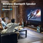 Bluetooth-колонка беспроводная YIER, портативная колонка TWS с подсветкой — изображение 3